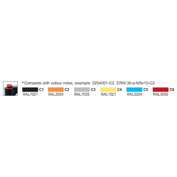 Zinc-plated Steel Threaded Stud, ERW.63-p-M10x20-C3